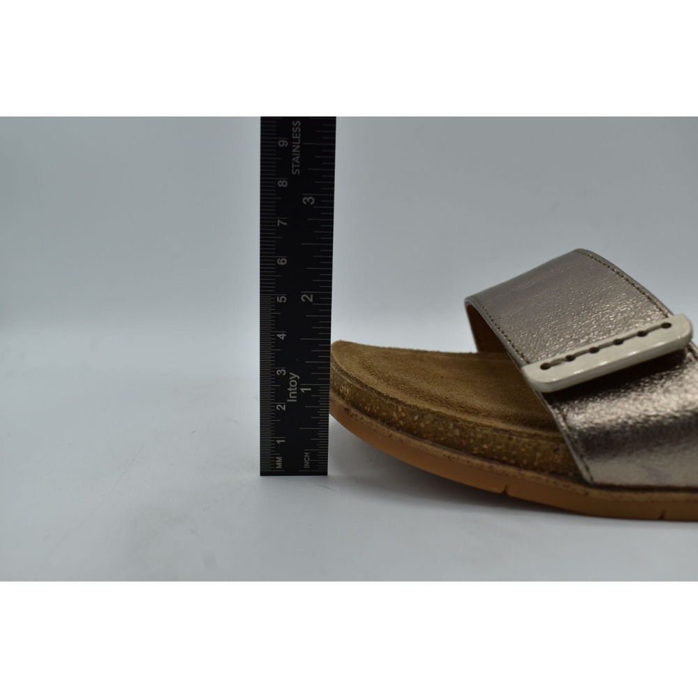 Sofft Verdi II Sandal Women 11 Bronze NEW Metallic Leather Wedge Strappy Shoe - Picture 8 of 14